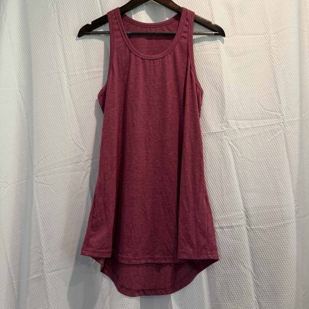 Tank Style Beach Coverup Dress - Magenta - Womens Medium